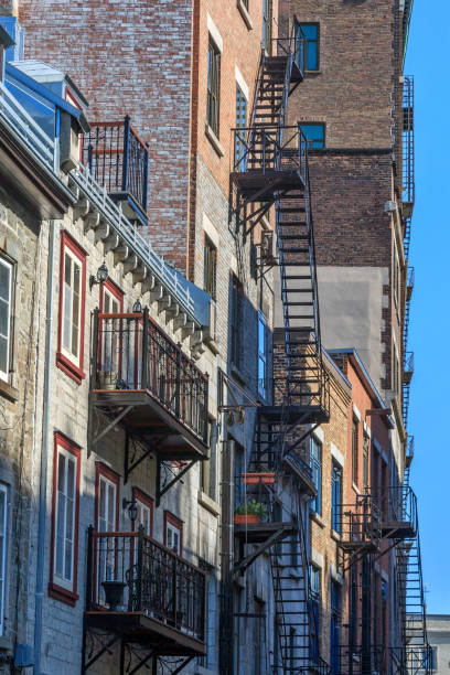 istock Old tenement building facade 813648944