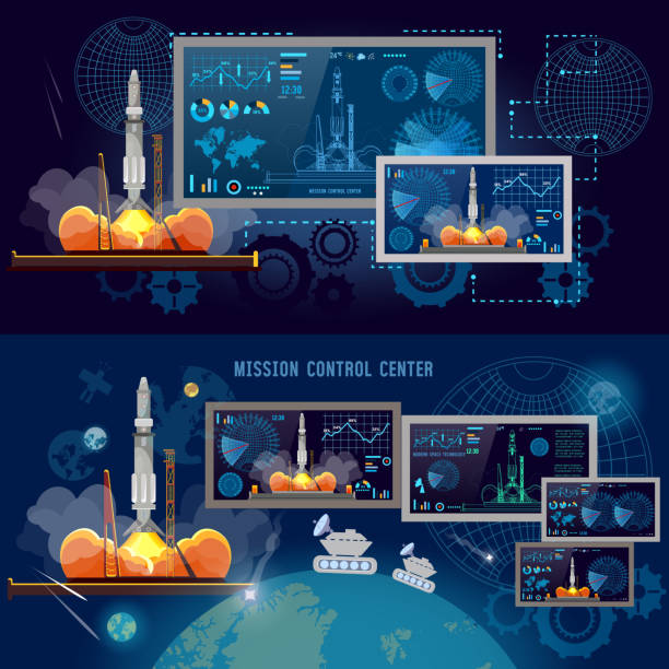 Mission Control Animation 70+ Mission Control Stock Illustrations, Royalty-Free Vector Graphics ...