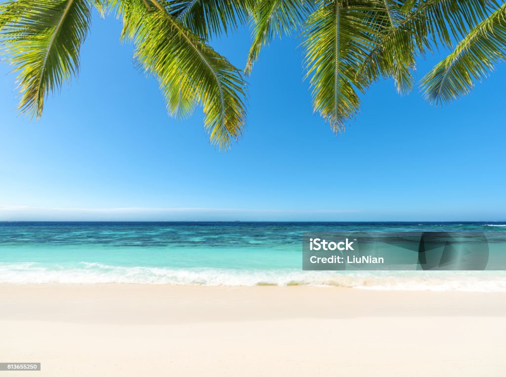 Tropical paradise beach Arts Culture and Entertainment Stock Photo