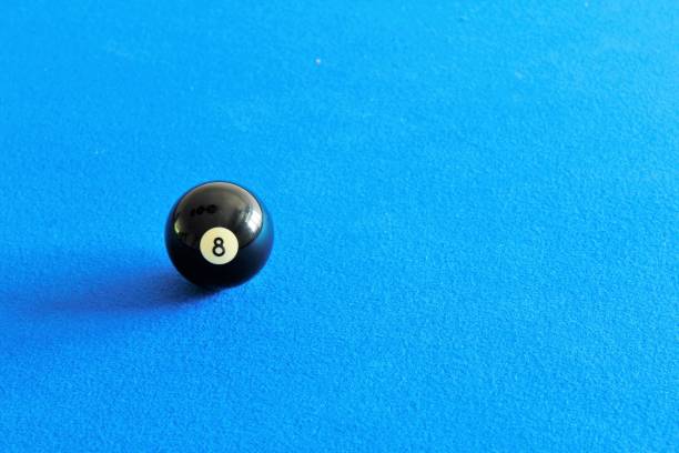 istock Pool black  ball number eight 813674336