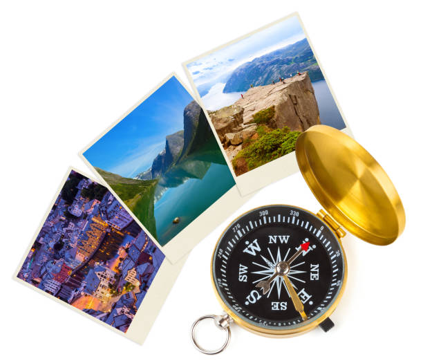 istock Norway travel images and compass (my photos) 813697730