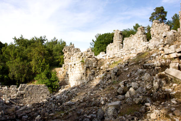 istock Old ancient ruins of Phaselis 813713386