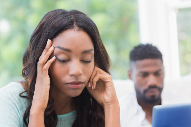 istock Upset woman being ignored by partner 813713620