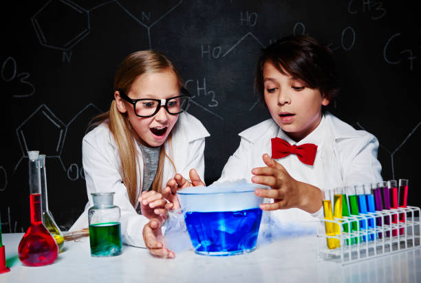 istock Chemical magic in school laboratory 813713660