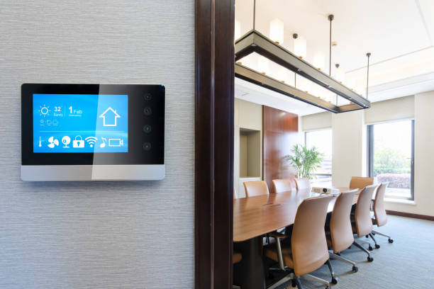 istock smart screen in modern meeting room 813720534