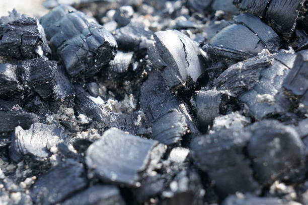 istock Brilliant black coal for a fire or cooking barbecue or as a fuel 813729388