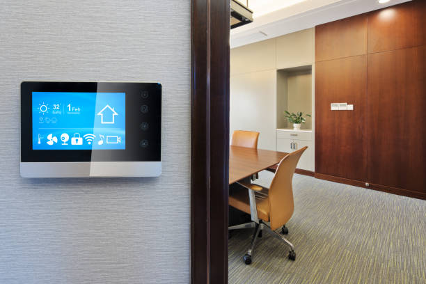 istock smart screen in modern meeting room 813732512