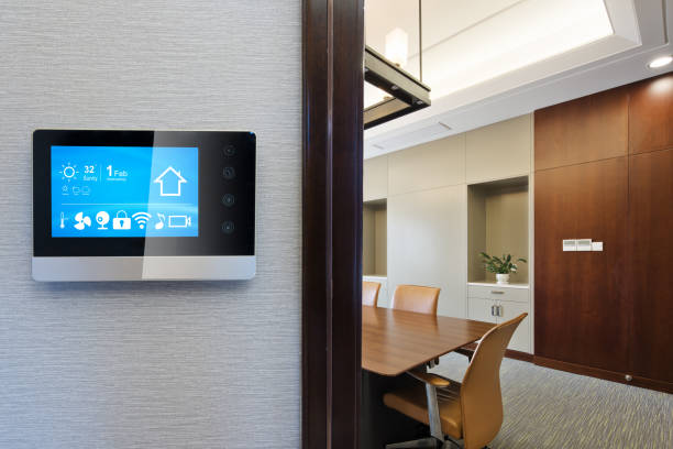 istock smart screen in modern meeting room 813733456