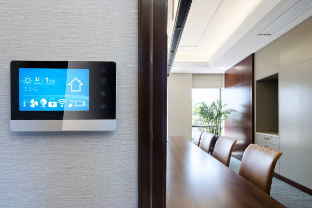 istock smart screen in modern meeting room 813737102