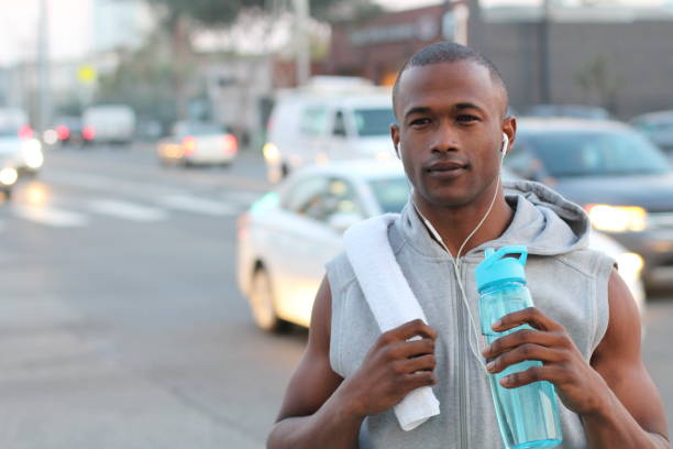 istock Healthy man resting after a run 813740062
