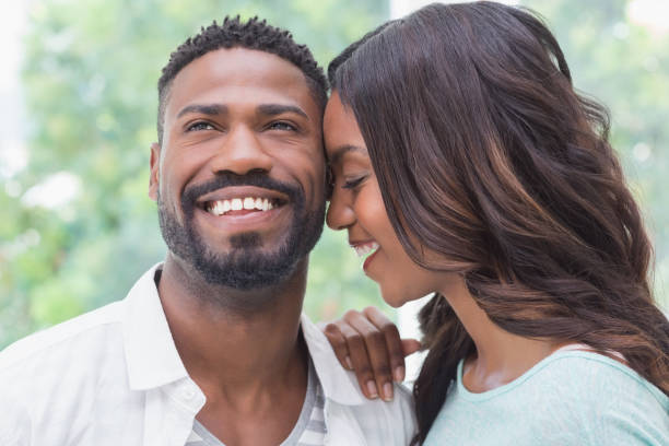 istock Happy attractive couple in love 813765908
