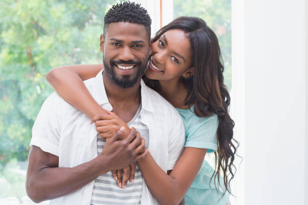 istock Happy attractive couple in love 813766266
