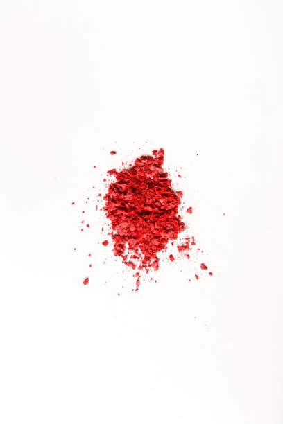 istock Beauty, makeup cosmetics, red blush splash palette 813766472