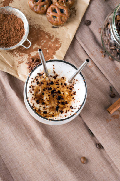 istock coffee latte with chocolate sprinkles 813769380