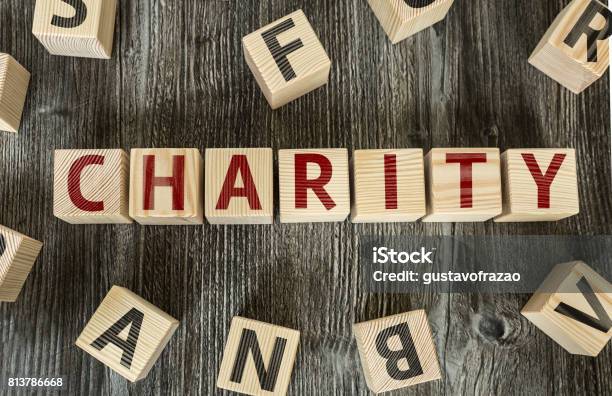 Charity Stock Photo - Download Image Now - A Helping Hand, Alphabet, Assistance