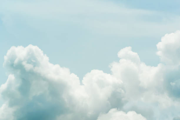istock The sky with the clouds moving in the wind is a small group of clouds. 813789370