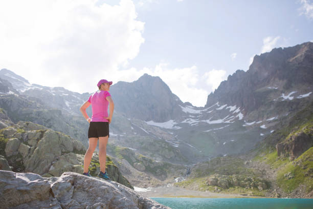 istock Admiring the view over the lake 813803806