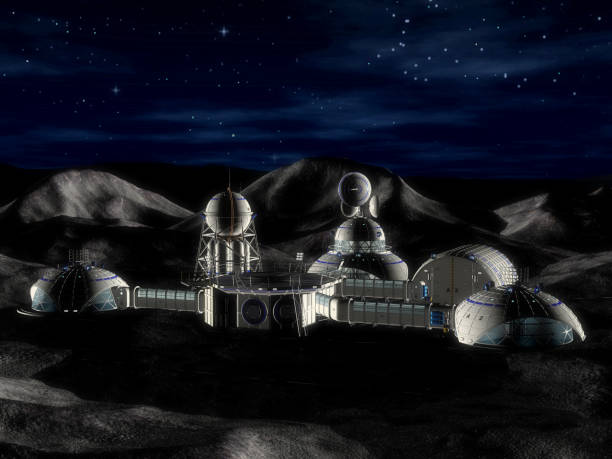 istock 3D Illustration of a Space Station 813812850
