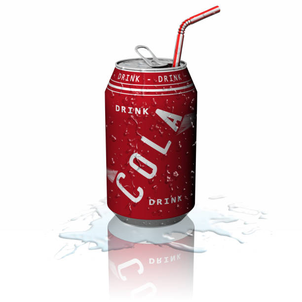 Bangkok, THAILAND December 1 ,2015 : Coca Cola can isolated on white background. 