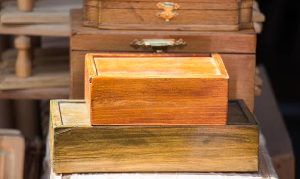 istock Little box made of wood 813821916