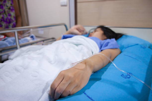 istock Woman patient in hospital 813843538