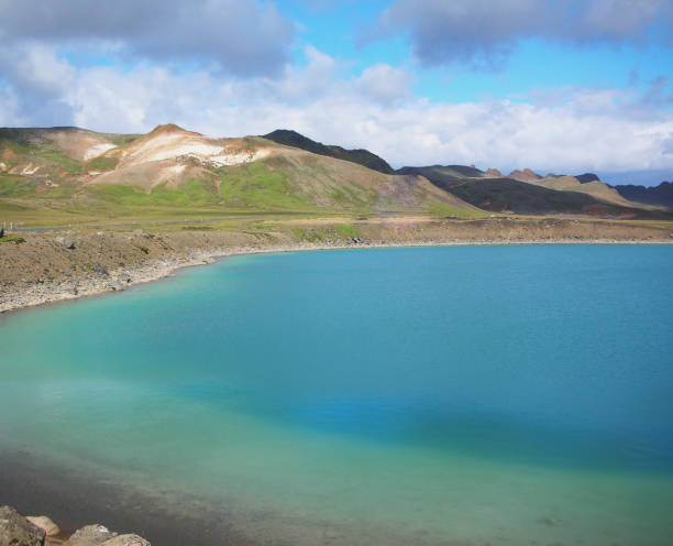 istock Volcano crater Viti with turquoise lake inside, Iceland 813859432