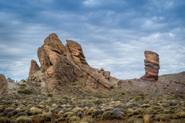 istock Roques de Garcia volcanic rocks landscape 813877334