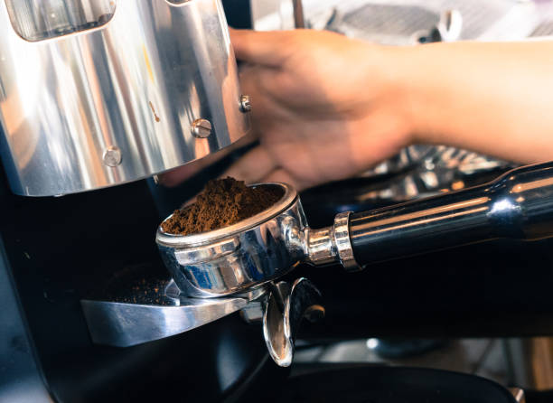 istock Barista making Latte' in his coffeeshop or cafe 813892034