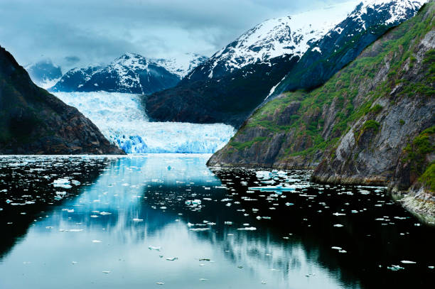 lodowiec sawyer - alaska cruise iceberg water zdjęcia i obrazy z banku zdjęć