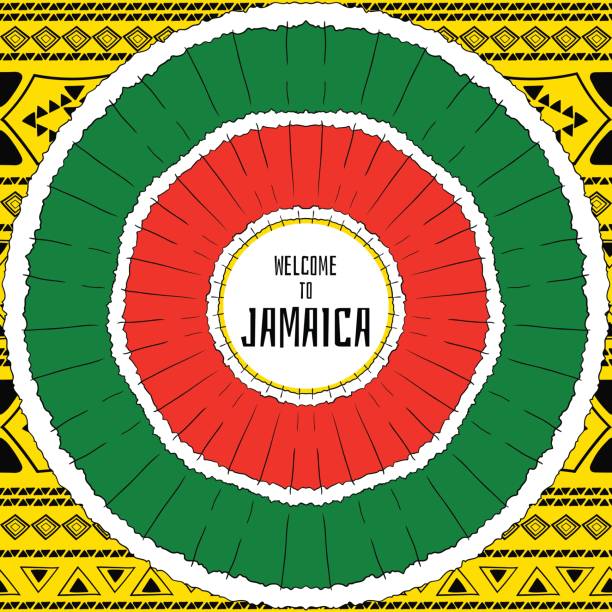 bildbanksillustrationer, clip art samt tecknat material och ikoner med välkommen till jamaica vektor - welcome to jamaica
