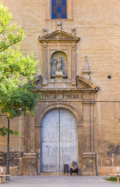 Homeless Man Sits On The Doorstep Of The Santa Ursula Church In Valencia Spain Stock Photo - Download Image Now - iStock Homeless Man Sits On The Doorstep Of The Santa Ursula Church In Valencia Spain Stock Photo - Download Image Now - iStock
