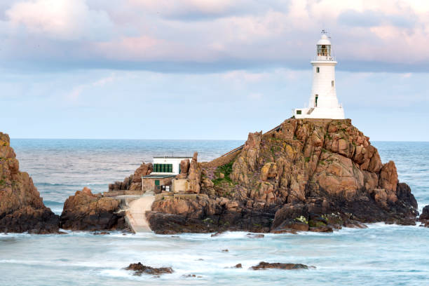 istock Corbiere Lighthouse in Jersey, The Channel Islands 813972738
