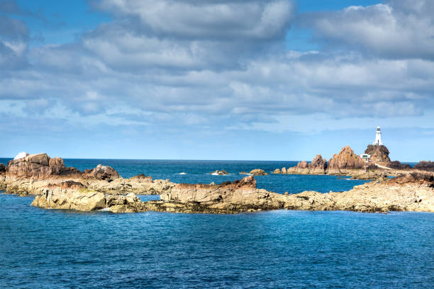 istock Corbiere Lighthouse in Jersey, The Channel Islands 813972800