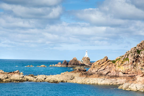 istock Corbiere Lighthouse in Jersey, The Channel Islands 813972808