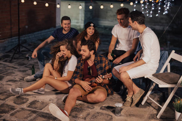 istock The epitome of rooftop party 813973098