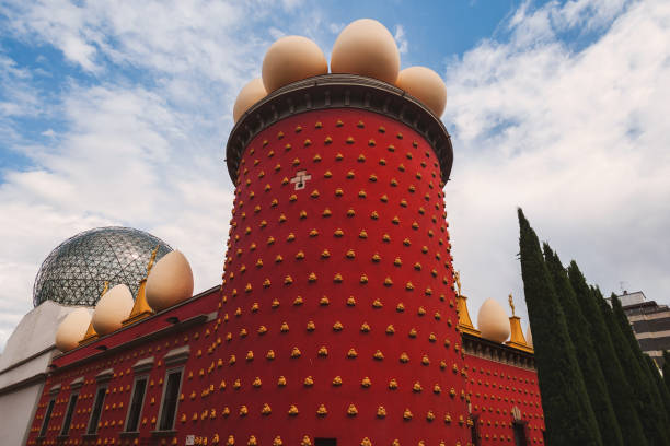 Theater museum tower FIGUERES, SPAIN - JULY 1, 2017: Tower of Dali Theatre and Museum Figueres, Catalonia, Spain. salvador dali stock pictures, royalty-free photos & images