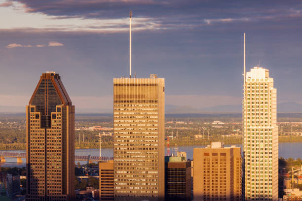 istock Panorama of Montreal at sunset 813992760