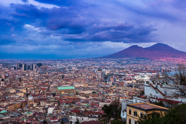 istock Panorama of Naples at sunset 813992930