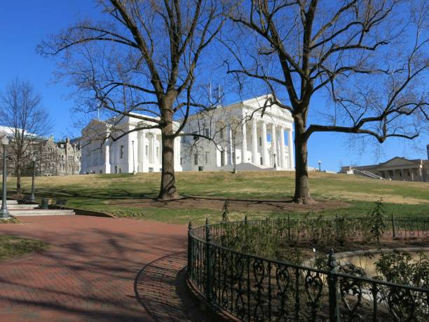 istock Historic Richmond, Virginia State Capitol Building Facade 814010758
