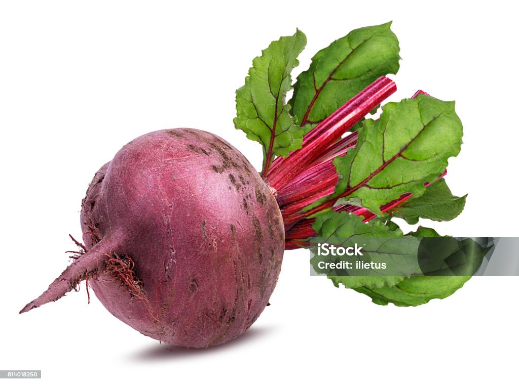 Beetroot with leaves isolated Beetroot with leaves isolated on whiteBeetroot with leaves isolated on white Common Beet Stock Photo