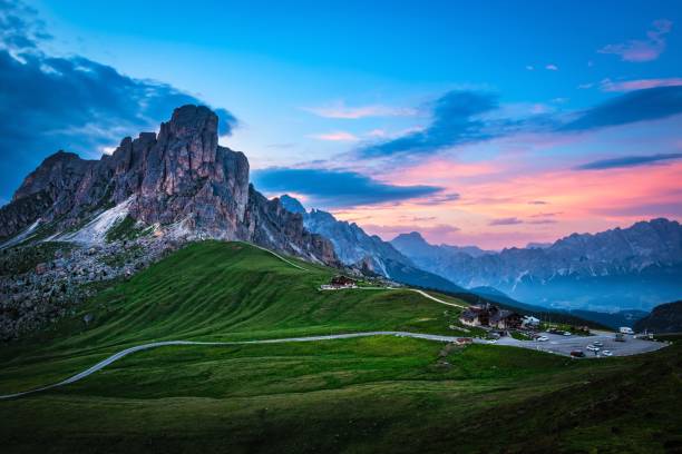 istock Sunset over Pass Giau. Dolomites alps. Italy 814038380