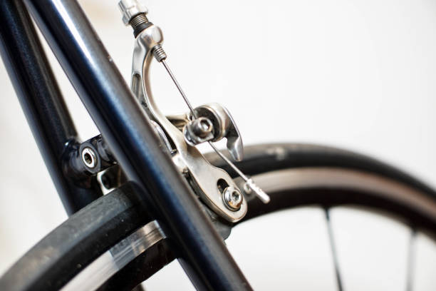 istock rear brakes on a bicycle 814050220