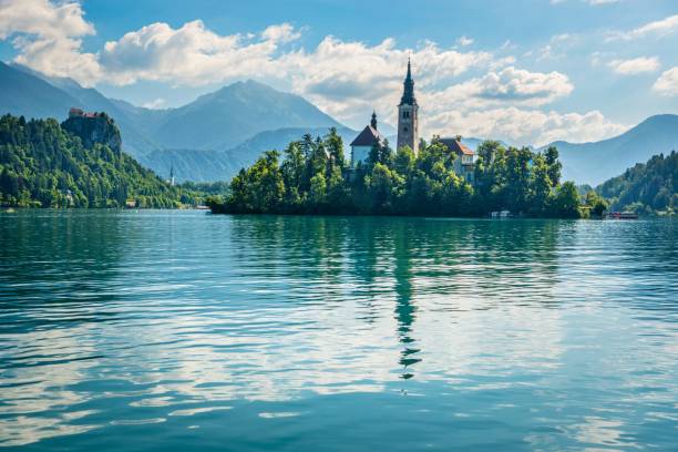 istock famous spa resort Lake Bled. Slovenia 814050228