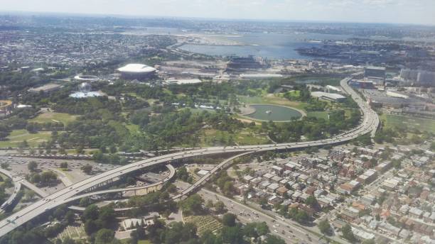 istock NYC World's Fairground Aerial Perspective 814053368