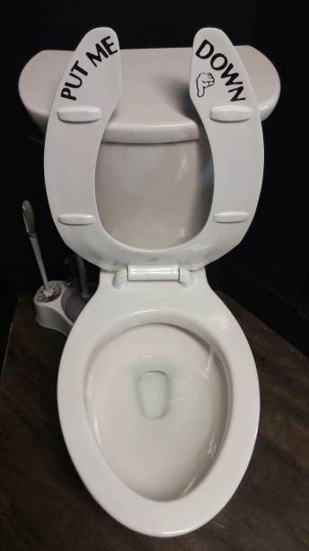 istock Put the Toilet Down Toilet Seat 814062494