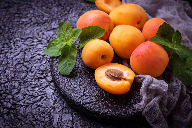 istock Sweet juicy apricots 814065262