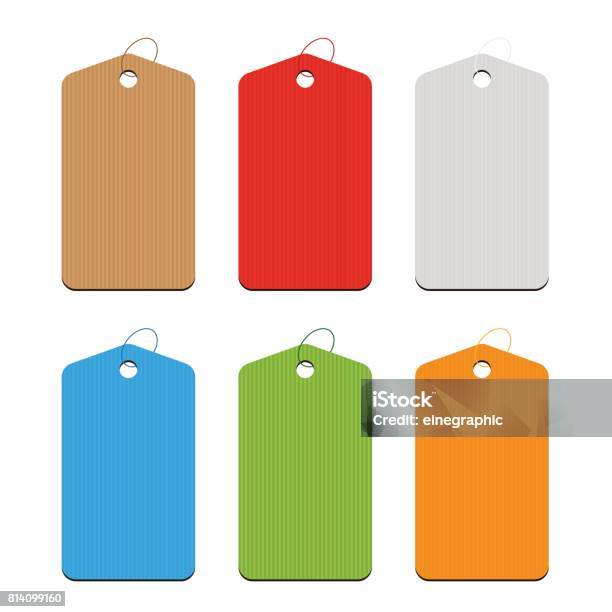 Empty Tag Images Empty Tag Vector Set Stock Illustration - Download Image Now - Business ...