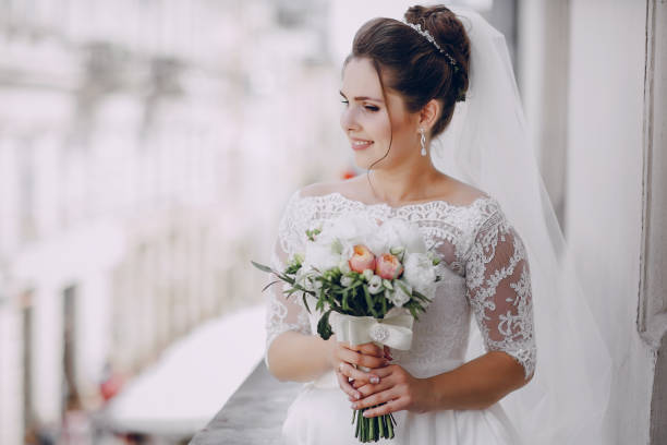 istock bride in white dress 814106472