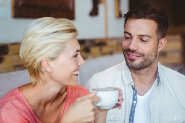 istock Couple taking a cup of coffee 814125122