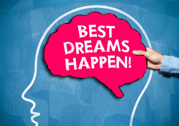 istock Best Dreams Happen! / Blue board concept (Click for more) 814130362
